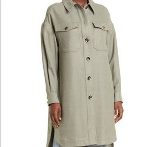 Ted Baker “Shacket” size 3 (8-10 US) pale green